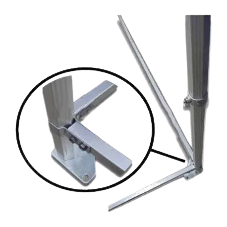 Aluminio Carpas plegables 3x3, incl. 2 Laterale (59011)